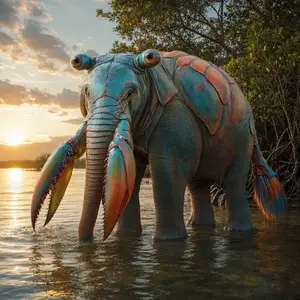 Elephant + Mantis shrimp